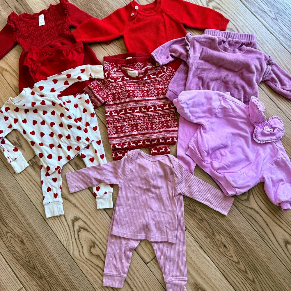 Baby Girl Bundle Size 6-12